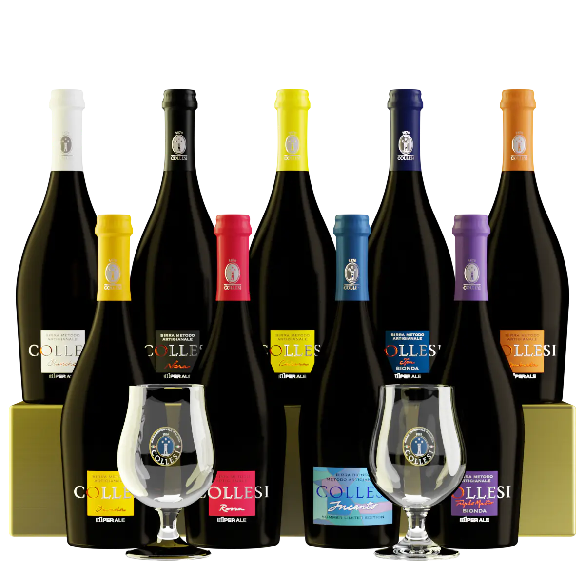 Tadhawuq Kulisī - 2 birra saʿat 750 ml + 2 bālūn