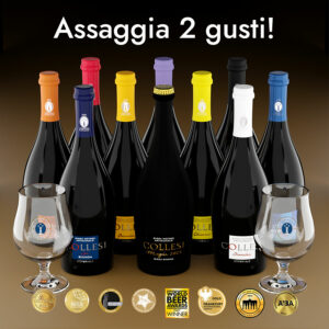 Assaggio Collesi - 2 birre da 750 ml + 2 Baloon